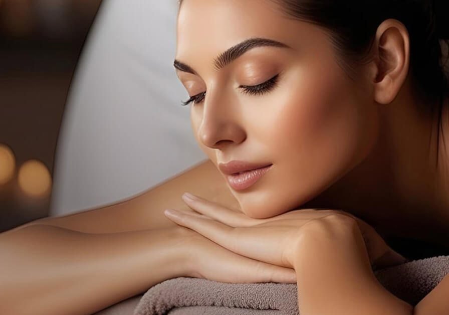 Relaxed client at The Grace